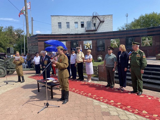 Мероприятие, посвященное 107й годовщине призыва маршала Г.К. Жукова в армию